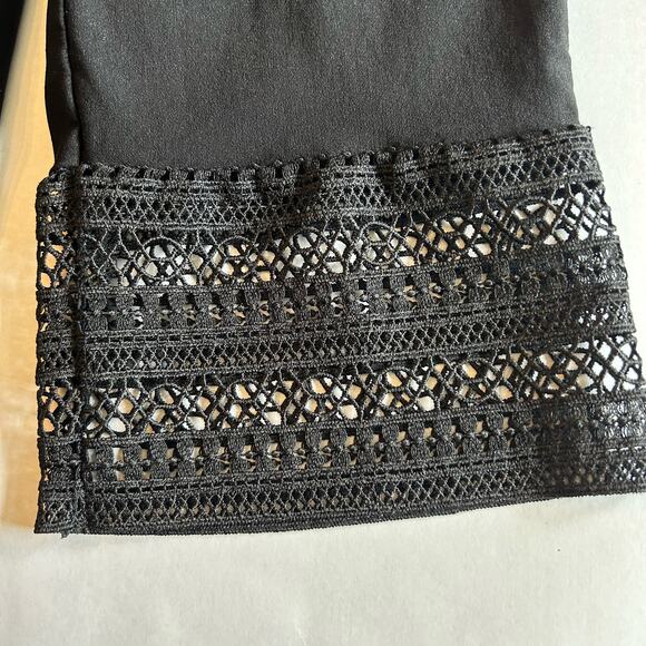 Tarse "UP" by Johnny Women's Capri Pants with Lace Hem Size Lg 8 NEW - Picture 7 of 16